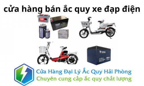 Cửa hàng bán ắc quy xe đạp điện tại Hải Phòng