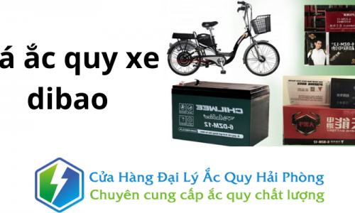 Giá ắc quy xe dibao tại Hải Phòng