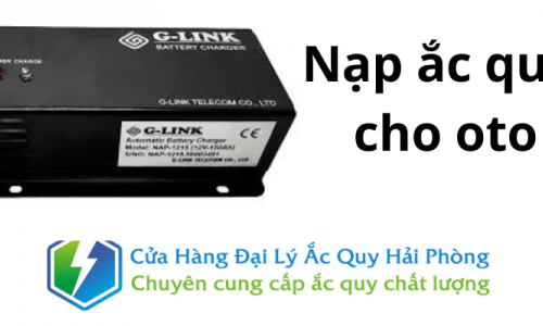 Nạp ắc quy cho oto tại Hải Phòng.