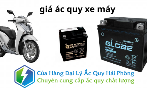 Giá ắc quy xe máy tại Hải Phòng