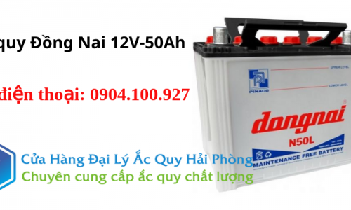 Ắc quy Đồng Nai 12V-50Ah tại Hải Phòng