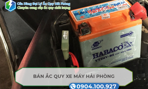 Bán ắc quy xe máy Hải Phòng