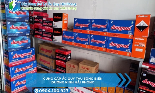 Cung cấp ắc quy tàu sông biển Dương Kinh Hải phòng