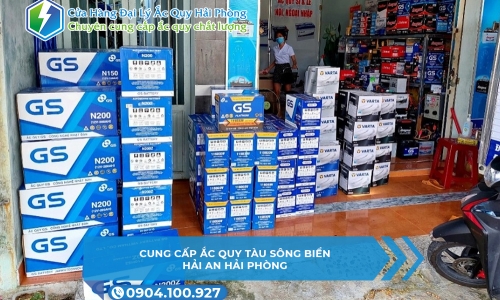 Cung cấp ắc quy tàu sông biển Hải An Hải phòng