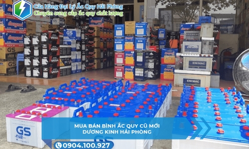 Mua bán bình ắc quy cũ mới Dương Kinh Hải phòng