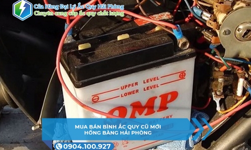 Mua bán bình ắc quy cũ mới Hồng Bàng Hải phòng