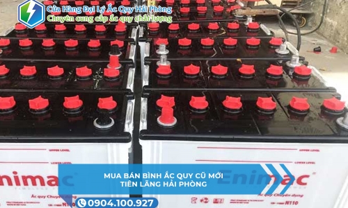 Mua bán bình ắc quy cũ mới Tiên Lãng Hải phòng