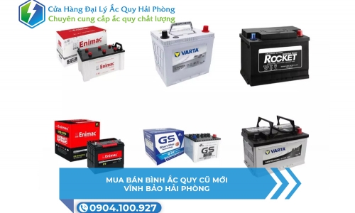 Mua bán bình ắc quy cũ mới Vĩnh Bảo Hải phòng