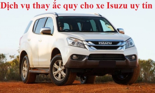 Thay ắc quy xe isuzu dmax hải phòng