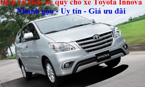 Thay ắc quy inova 7 chỗ tại Hải Phòng