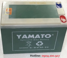 Ắc quy xe đạp điện Yamato 12V 21AH ( 6 DZF 21 )